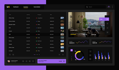 dark mode store interface app black cms dark flat interface ui ux web design webdesign