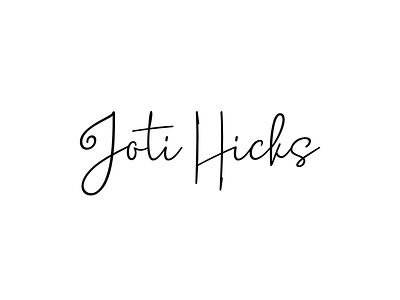 Name branding for Joti Hicks black brand brand identity branding design typography