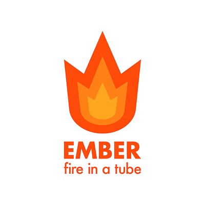 Ember - DAY 10 (Daily Logo Challenge) branding daily dailylogochallenge dailylogodesign fire flame logo logo design logodesign vector