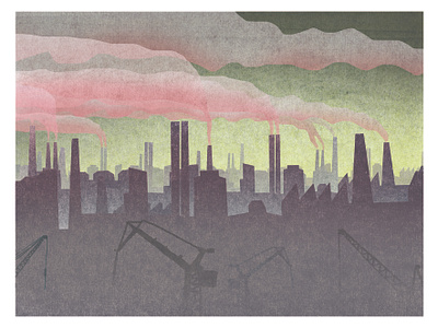 In the woods artwork bookillustration city illustration clouds digital art editorial art editorial illustration illustration story