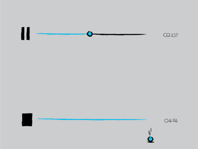 ▶️•--------------- audio downsign illustration media player mp3 music play podcast song stop