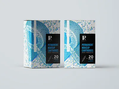 RRBeauty Permanent Make Up Cartridges branding cosmetics design makeup package design
