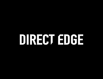Direct Edge Logo Design brand design brand identity branding collateral design graphic design logo logo design typography vector