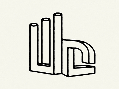 Okay Optical Illusion logo design drawing illustration logo optical illusion