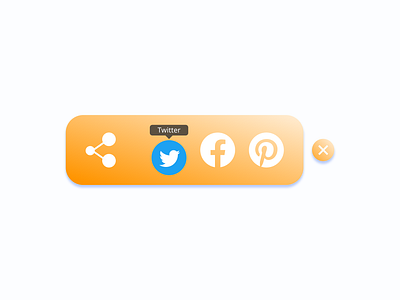 daily ui 010 social share dailyui dailyuichallenge social media