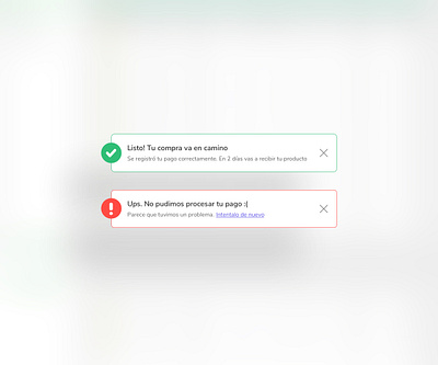 Daily Ui 011 - Flash messages app argentina ux colombia ux compra daily 100 challenge daily ui design designer eshopping flash message sketch task toast ui uidesign ux