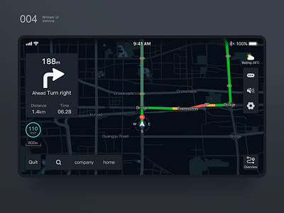 Vehicle UI Navigation app color dashboard dashboard design design illustration logo navigation ui ux vehicle vehicle design vehicle wrap web 原创 向量 图标 应用 设计