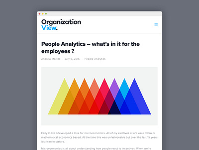 OrganizationView blog design abstract blog blog design data analytics design graphic graphic design hr intuition squarespace swiss design swiss style type typography ui ui design vector web web design website