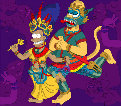 The Cambodian Simpsons LOL