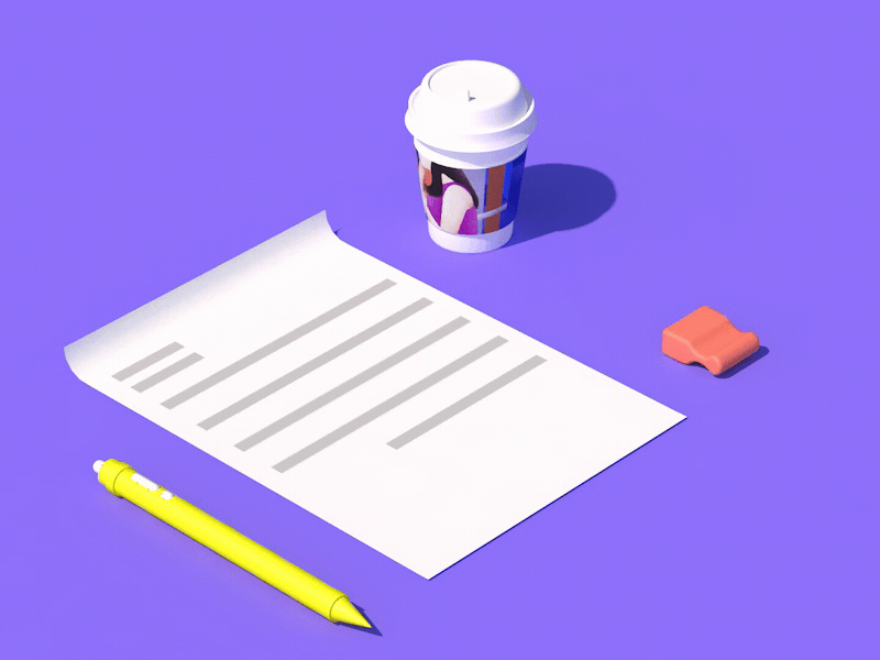 distortion animation design illustration