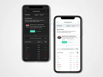 Stock market app dasboard adobexd appdesign stockmarket stocks uiux uiuxdesign