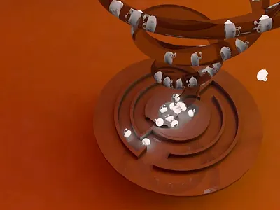 R - 36 Days of Type 36daysoftype animation app cinema4d design logo motion graphic reddit robot slide type r typography