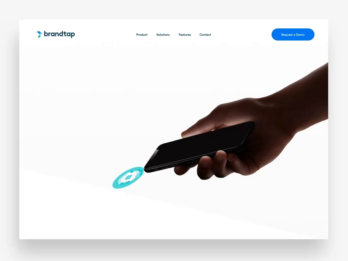 Example of Brandtap Landing Page Web Design
