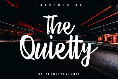 The Quietty design font font awesome font design font family fonts lettering typography