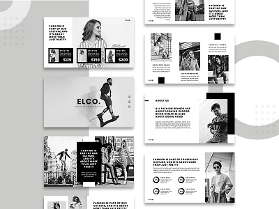 FASHION Presentation Template art blogger clean creative culinary culture deck design fashion minimalis design pitch pitch deck powerpoint powerpoint template pptx presentation studio template travel unique