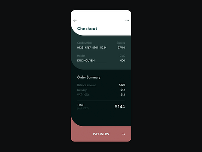 Checkout | Daily UI app checkout dailyui ios sketch ui uidesign