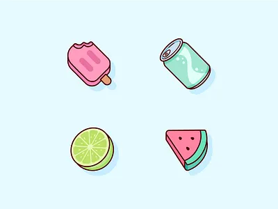 here comes summer 02 illustration vector
