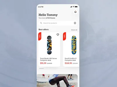 Skate shop app - Product scanning