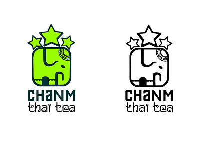 Chanm thaitea_Logo branding design logo vector