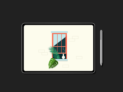 Editorial Illustration - City Windows draw drawing dribbble editorial editorial art editorial design graphic illustration illustrations illustrator ipad ipad pro ipadpro plant plants procreate tablet vector wacom window