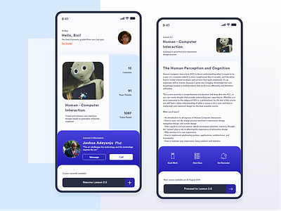 Online Education App adobe xd app clean design dribbble education ios iphone minimal online ui ux