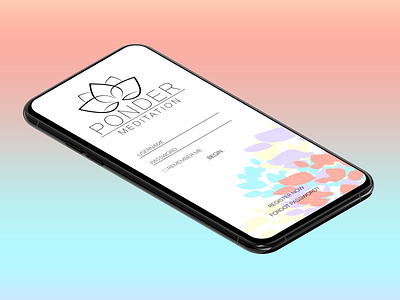 Daily Ui Challenge 01 app challenge daily 100 design flat minimal typography ui