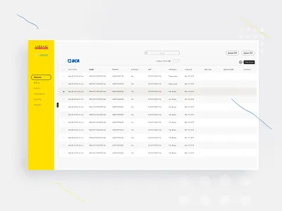 Dashboard EDC Billing design ui ux