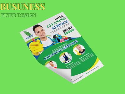 Cleaning Flyer Design adobe illustrator adobe photoshop branding flyer design graphic design