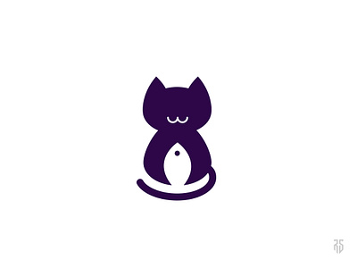 Cat n Fish Logo Design brand branding branding and identity cat clean concept design fish icon identity design illustration illustrator logo logo designer logo mark logodesign minimal pet care
