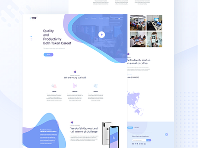 Company Web UI. company design illustration it minimal. mobile apps new saad khan ui ux webdesign webuiuxdesign