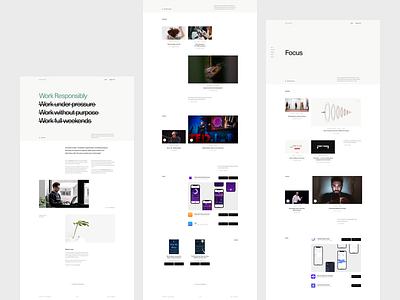 Work Responsibly - Subpages about about page about us ales nesetril anxiety apps clean empty space focus grey layout grid layout minimal layout productivty stress strv subpages whitespace work responsibly