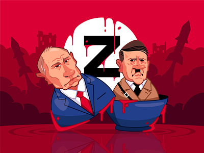 Russian Matryoshka illustration peace putin standwithukraine ukraine war