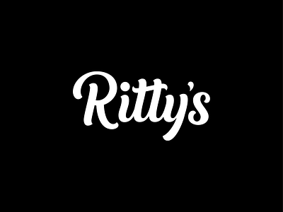 Ritty's - Custom logotype brand branding calligraphy custom design hand lettering hand lettering handlettered handlettering identity lettering logo logo design logodesign logotype script type typography vector wordmark