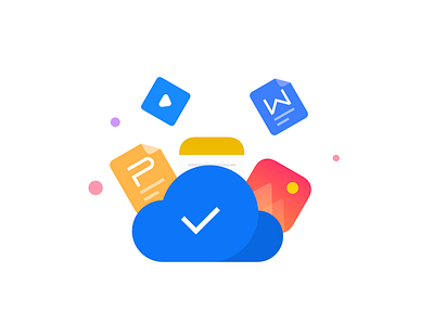 Cloud storage cloud cloud storage design file illustration paint ui