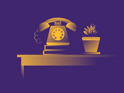 Contact book contact desk phone plant