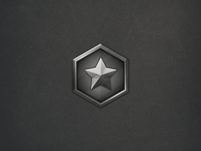 UI#2 - SIlver Rank Icon 2d art design game game art icon photoshop ranking ranks silver ui ux videogames