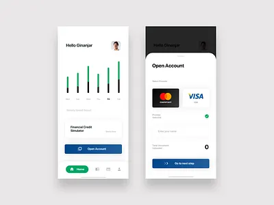 Banking App Exploration app design mobile mobile app ui