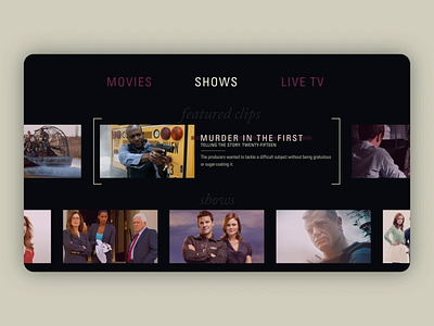 TNT Lander 10ft animated app gif loop motion tv ui ux