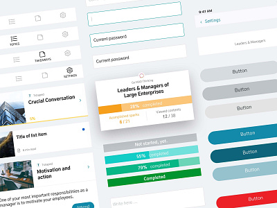 Design System for Intao Mobile App app app design business clean design design system flat guide guideline interface mobile module sketch styleguide system ui ux