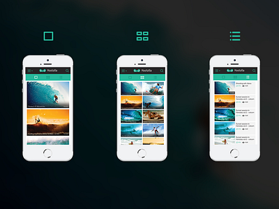 Hootzilla Mobile View application art direction branding