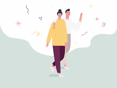 Friends characters characters design friends illustration