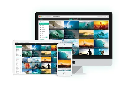 Hootzilla Web agency application art direction branding