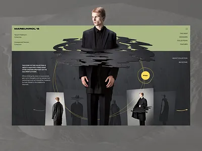 Mareunrol's concept branding clean clothes concept design fashion flat minimal product design sketch typography ui uiux ux vector web web design website