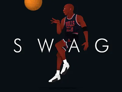 Swaggy J? airjordan chicago chicago bulls fanart graphicdesign illustration jumpman michael jordan mj23 nba nbaart playoffs typography