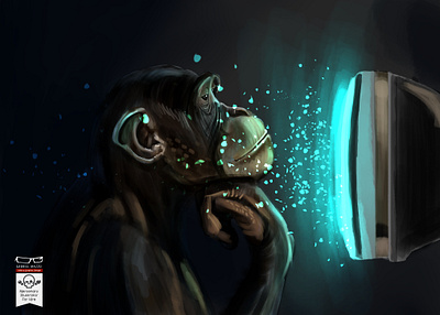 MonkeyPunk alternate reality art artist character concept cyberpunk design designer digital art digital paint digital painting illustration illustrator painting scifi