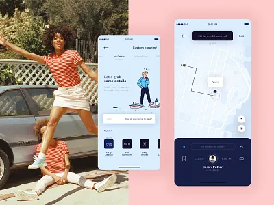 CleanNow app app design dashboard design illustraion illustrations minimalism minimalist typography ui uidesign ux uxdesign uxui web webdesign website