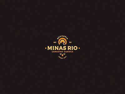 Minas Rio - Cheese Logo badge branding branding design brasil cheese design logo mountain sun sunset