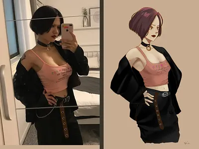 Punk girl female human body punk