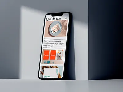IUMC Website branding design minimal mobile mobile design typography ui ux web website
