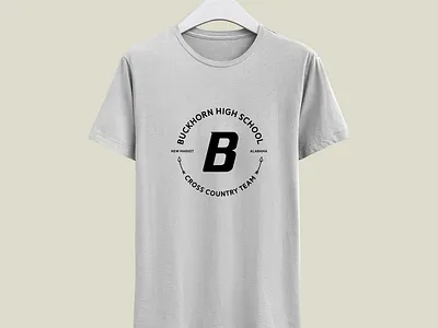 Buckhorn Cross Country Team cross country logo running school school logo sticker tshirt tshirts